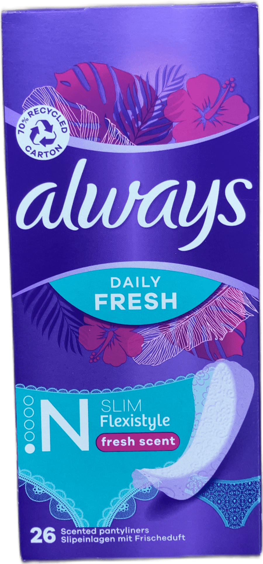 Always dailies innlegg slim liners 26 stk.