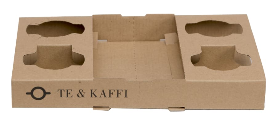 Te & Kaffi Takeaway Bakki 4 Hólf
