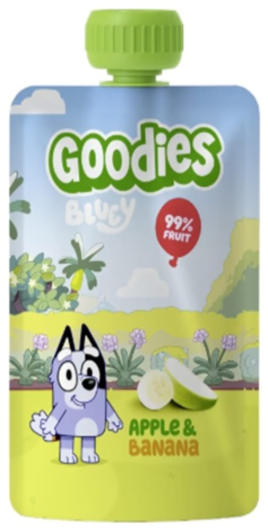 Bluey skvísa epli og banani 100 g
