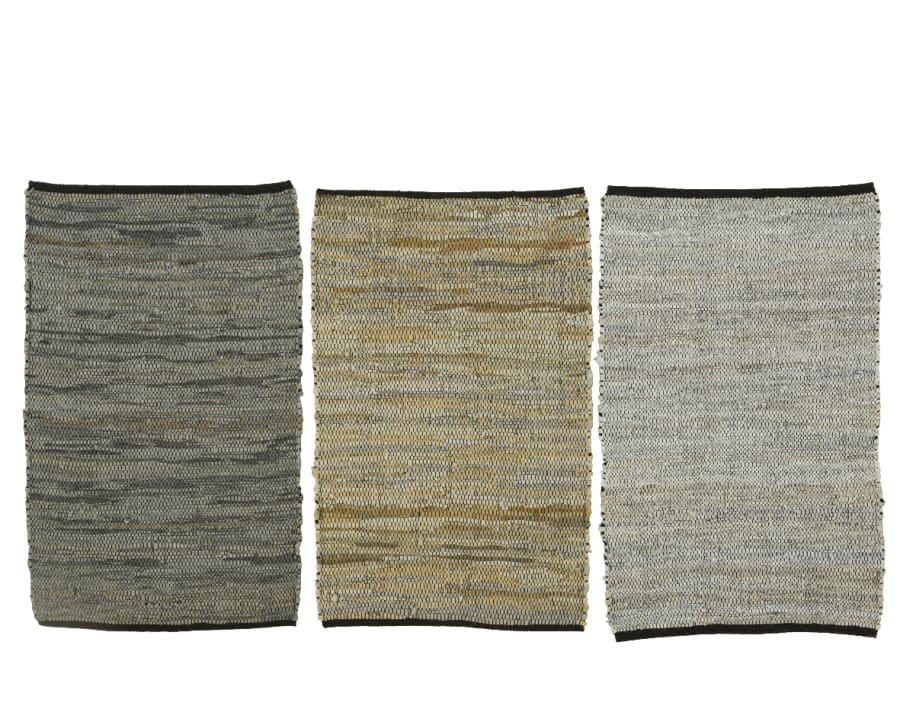 Decoris-Leðurmotta 90x60cm. 3teg. (24)