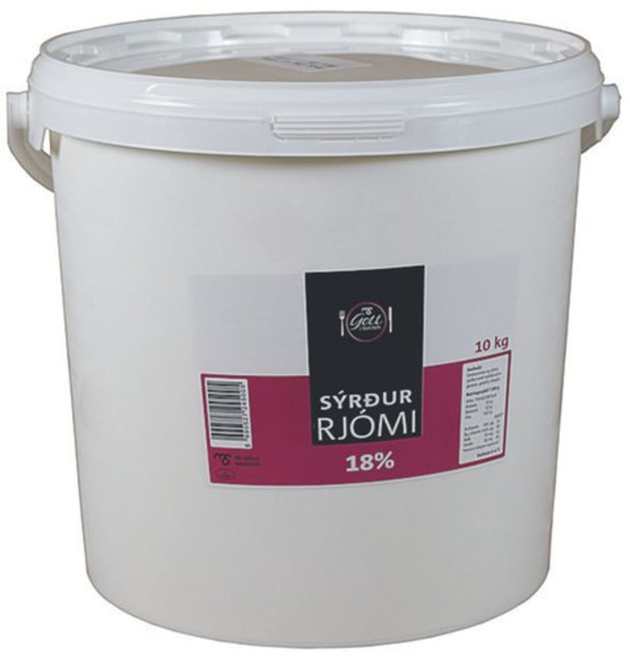 MS Sýrður rjómi 18% 10ltr