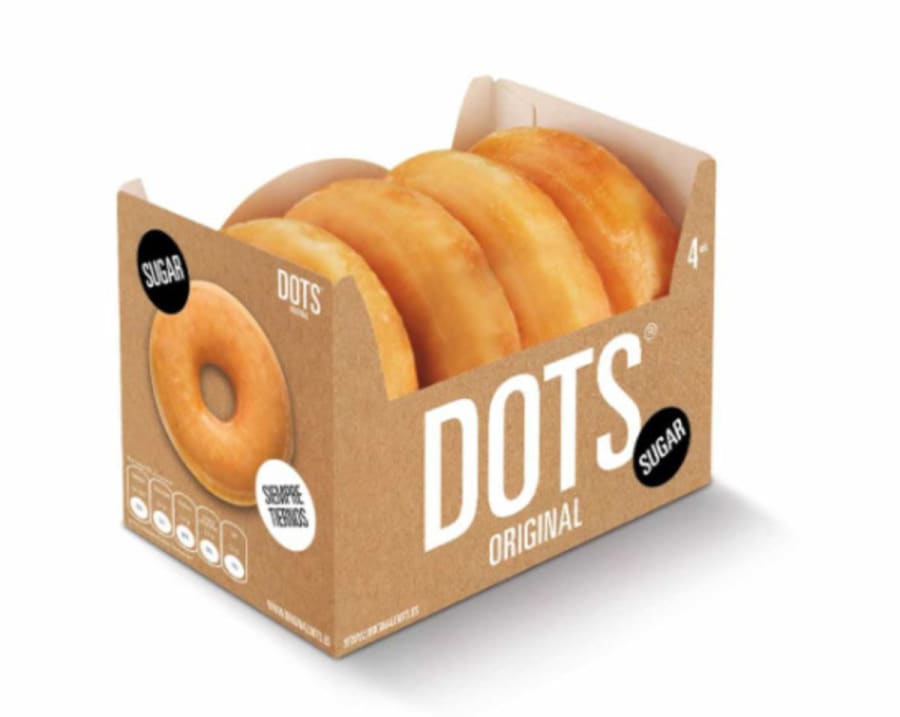 Europastry Dots -4 Pack Glaced Donuts