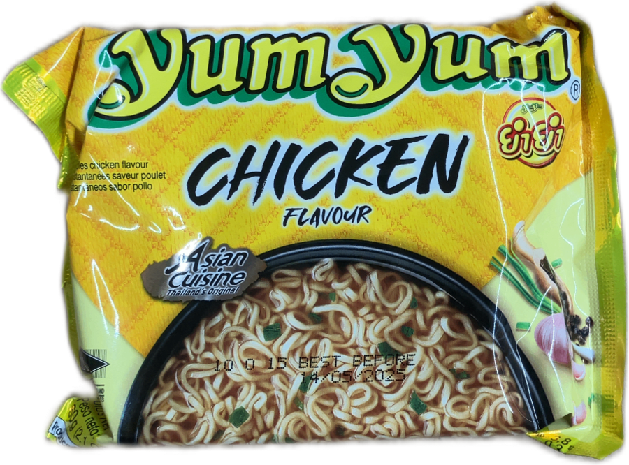 Yum Yum skyndinúðlur með kjúklingabragði