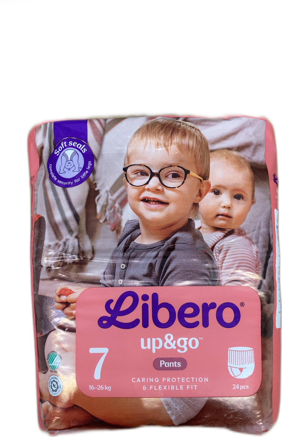 Libero Up&Go buxnableyjur stærð 7, 24 stk