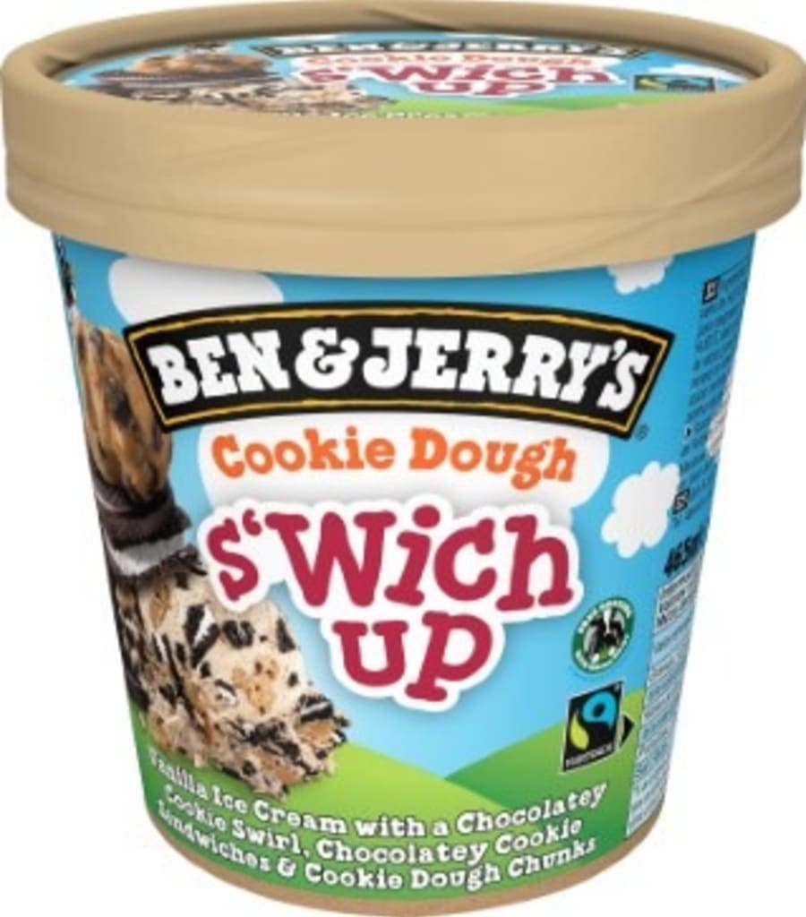 Ben & Jerry's Cookie Dough S'wich Up ís 465 ml