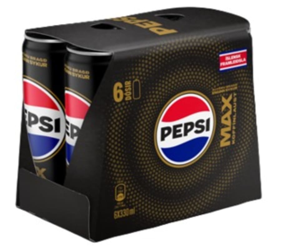 Pepsi Max koffínlaust 6 x 330 ml