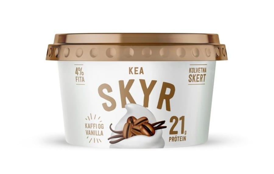 MS KEA skyr m/kaffi og vanillu kolvetnaskert 6x200g