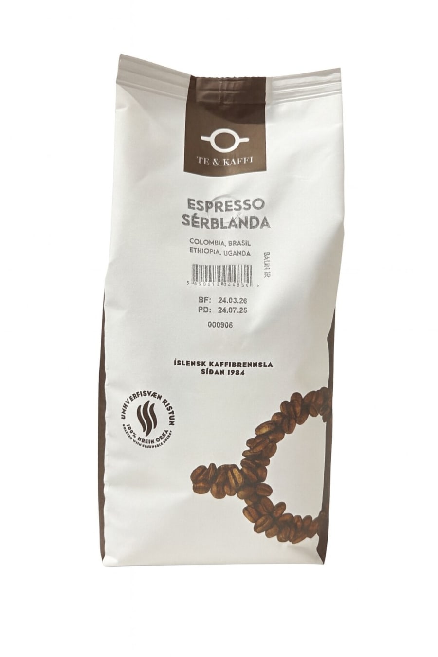 Te & Kaffi Espresso Sérblanda f. kaffisamn. Baunir
