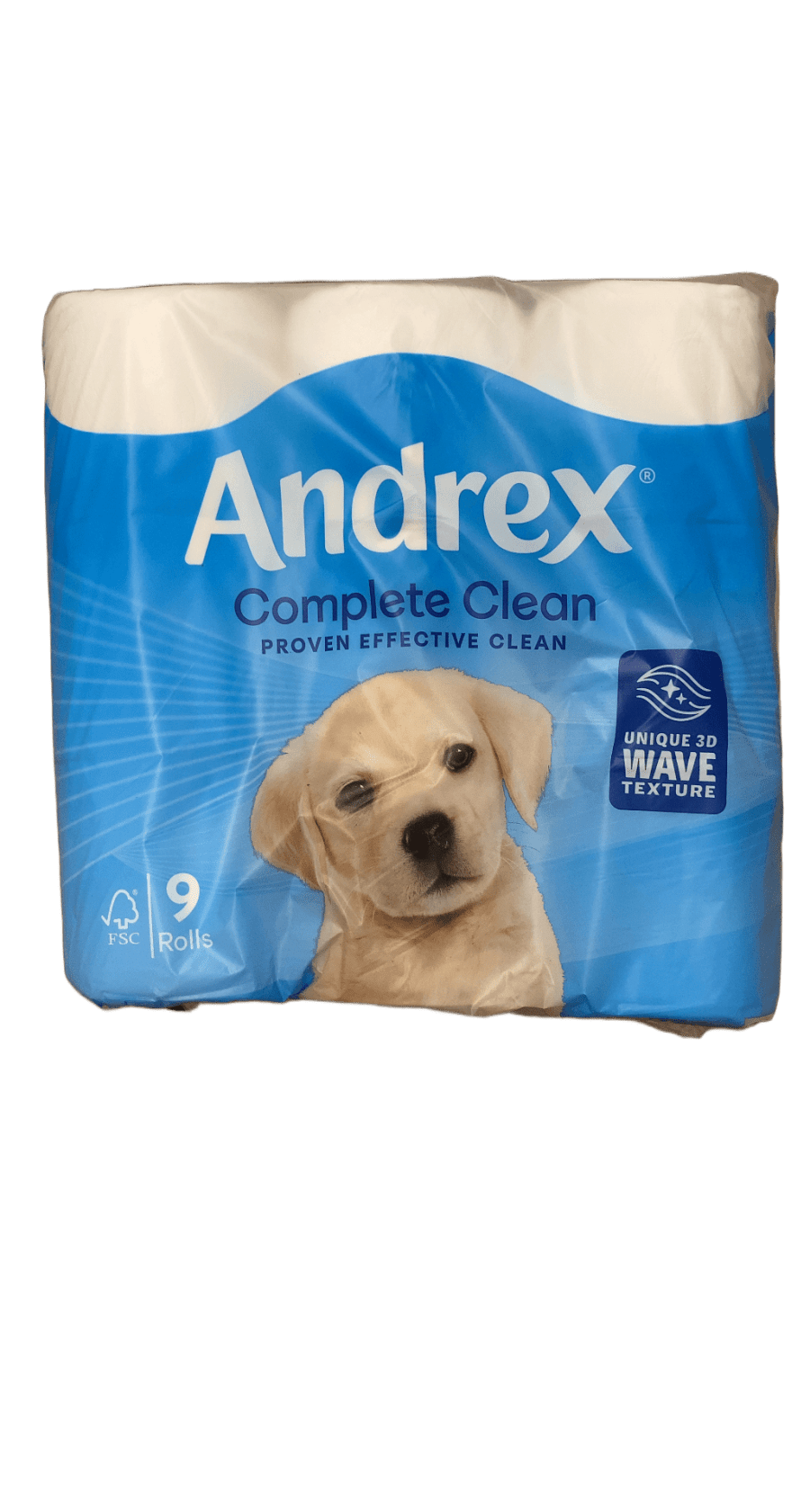 Andrex wc pappír 9 rúllur