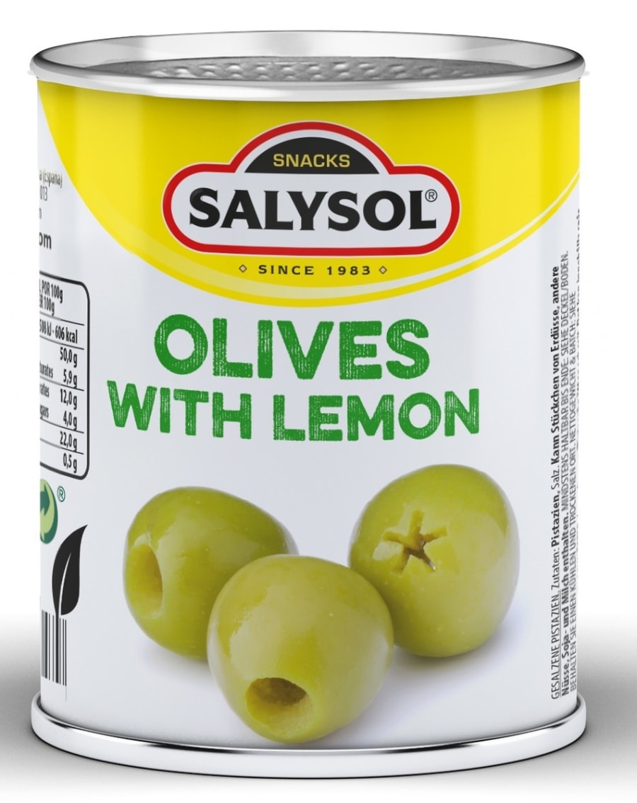Ólífur fylltar með sítrónumauki