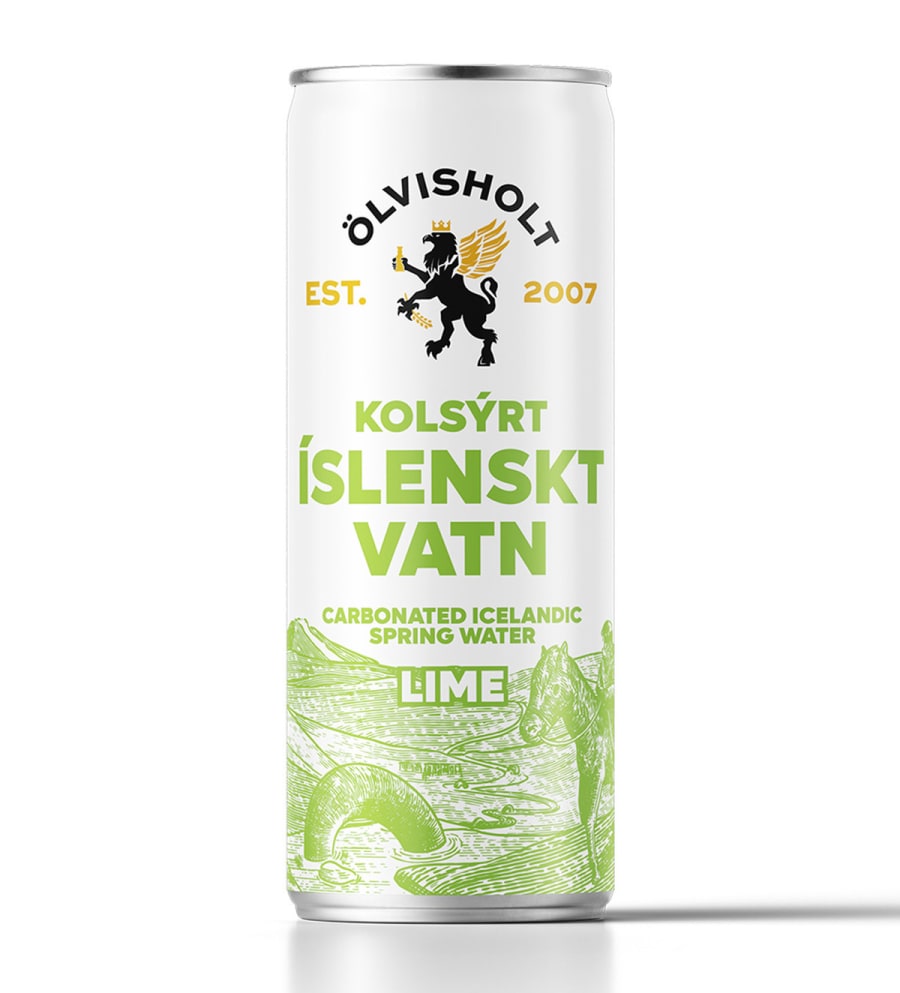 Ölvisholt Kolsýrt Vatn með Lime