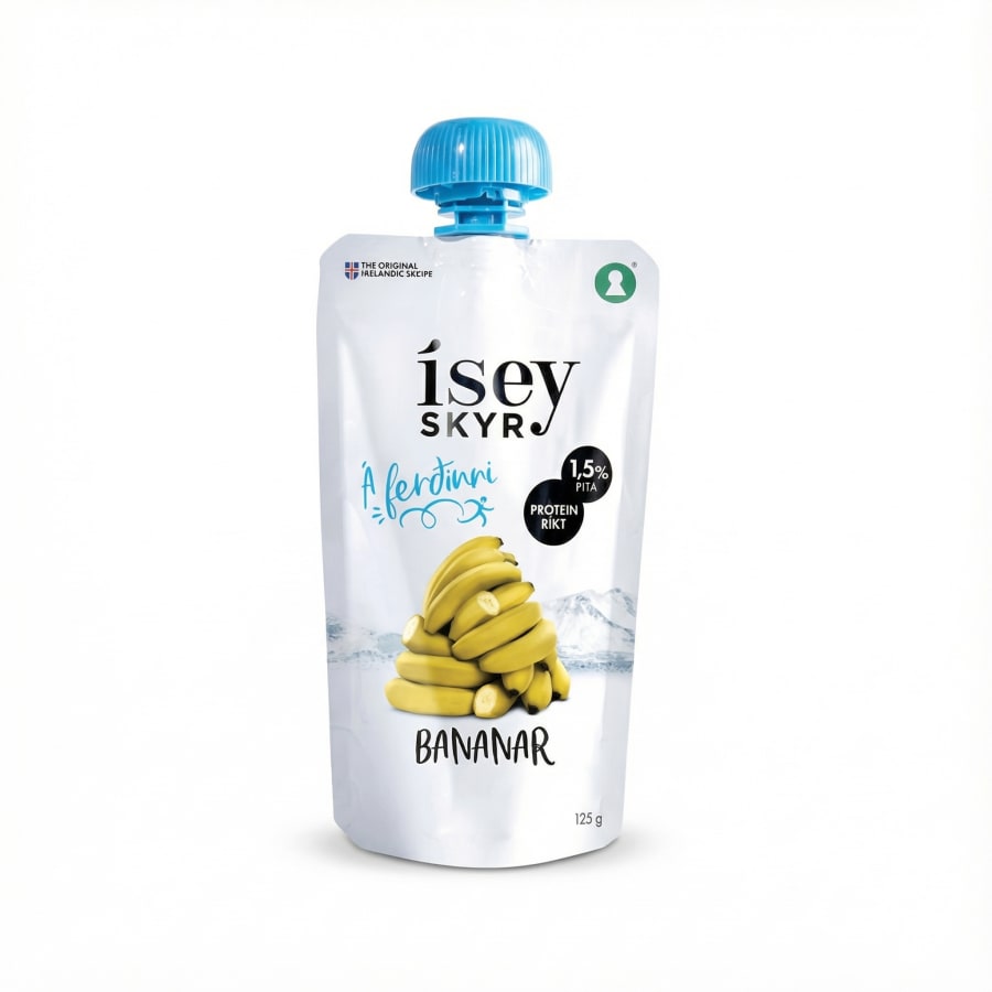 Ísey á ferðinni bananar 125 gr