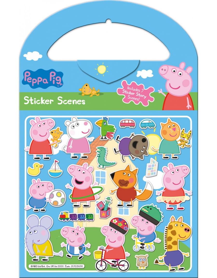 A5 Sticker Scene – Peppa Pig