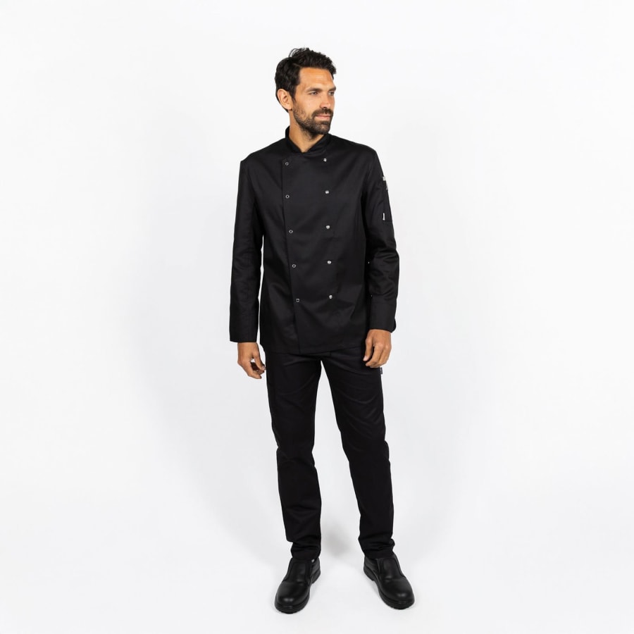 ADC síðerma kokkajakki með CoolMax - S