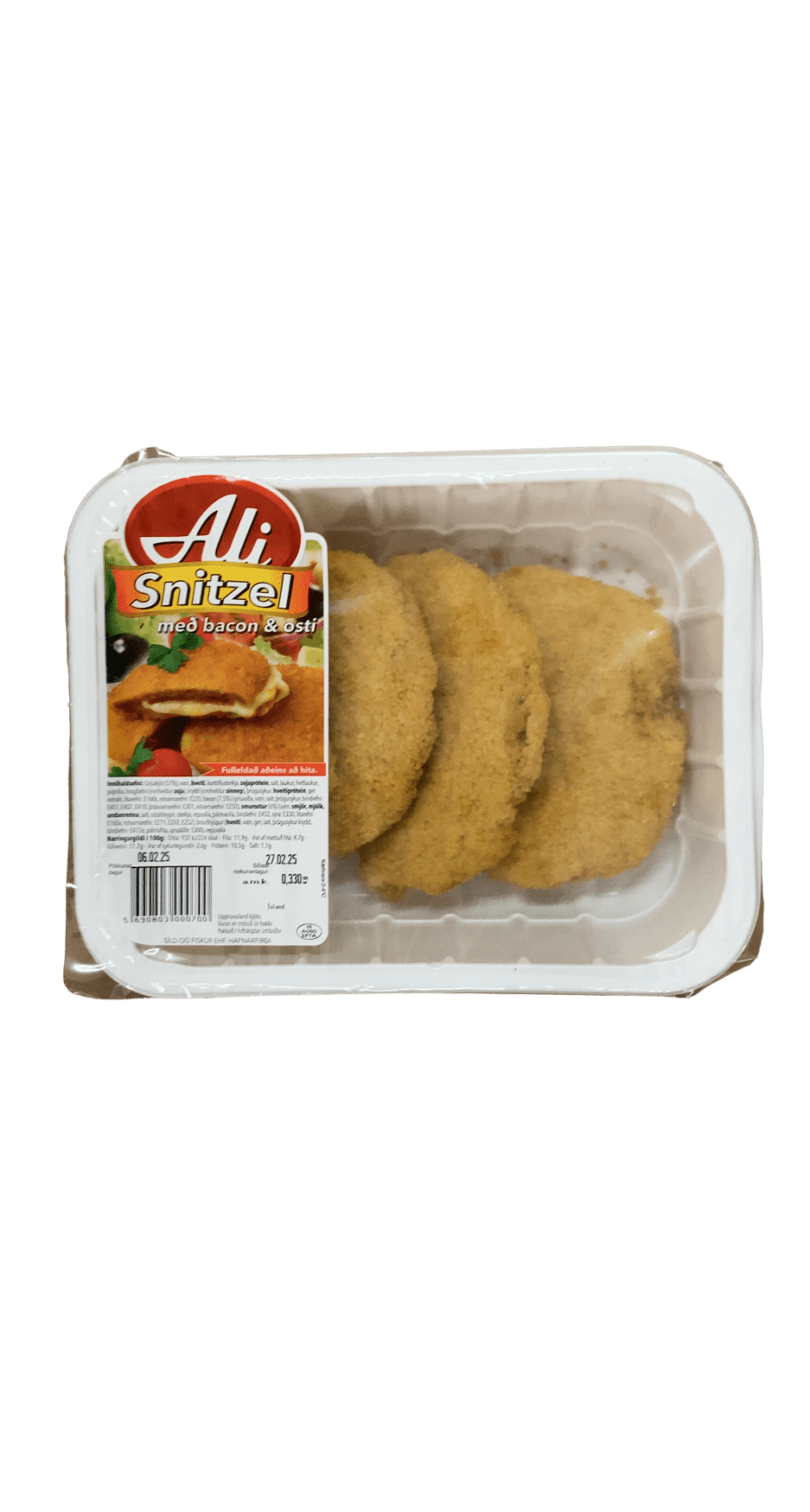 Ali Snitzel með bacon og osti 330 g