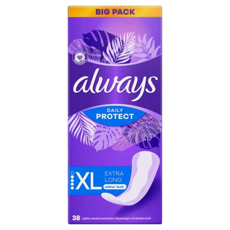 Always Daily Protect Extra Long Liners BP 38stk