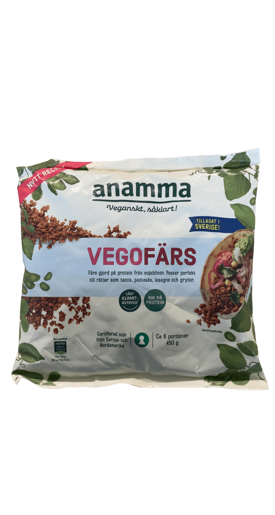 Anamma grænmetisfars 450 g