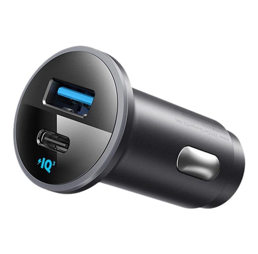 Anker 323 USB hleðslutæki í bíl 53W með USB-C og A