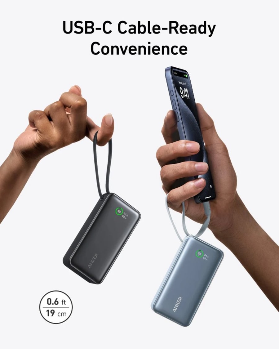 Anker 545 Nano 10K 30W ferðarafhlaða