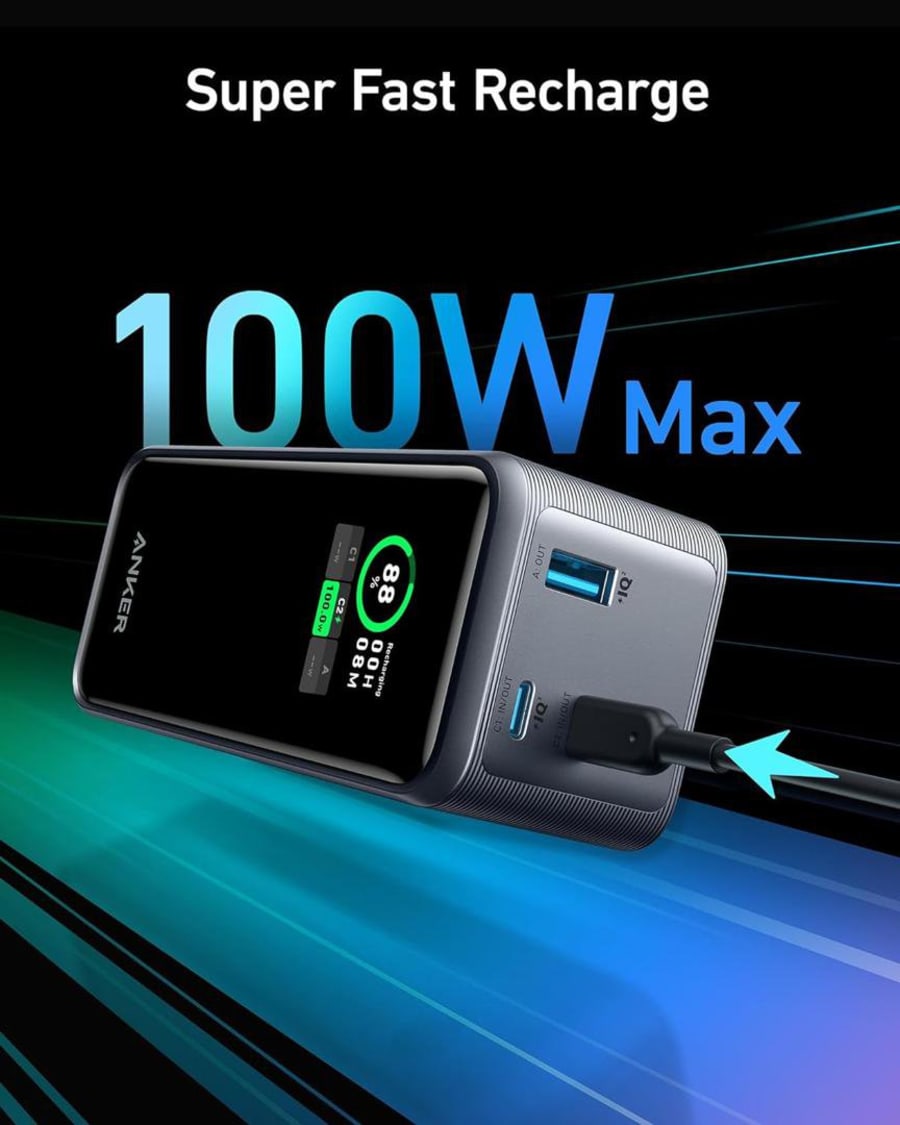 Anker Prime 200W 20K mAh ferðarafhlaða