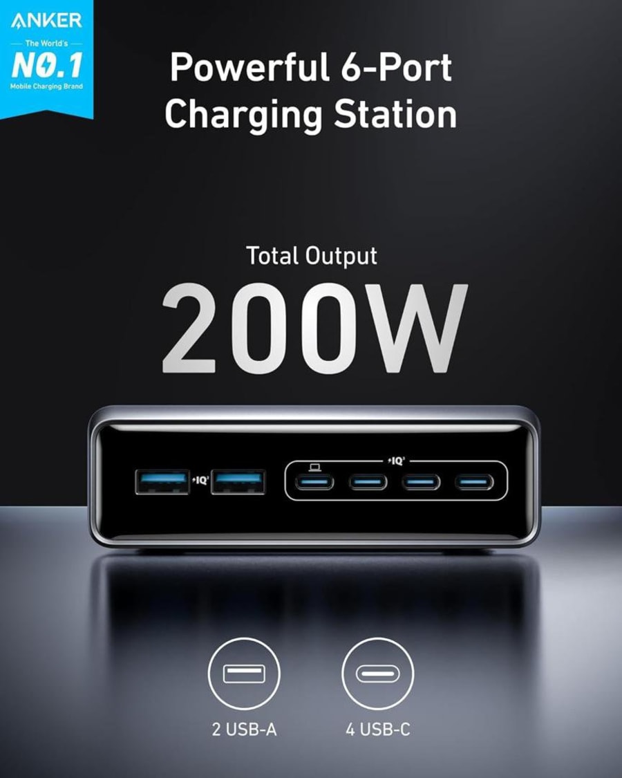 Anker Prime 200W USB hleðslustöð