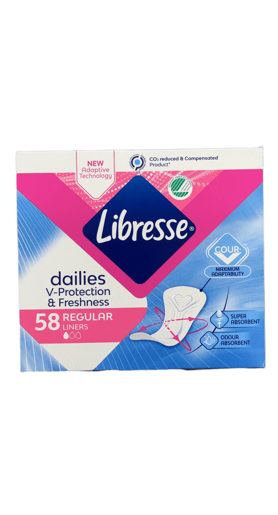 Libresse innlegg normal 58 stk.