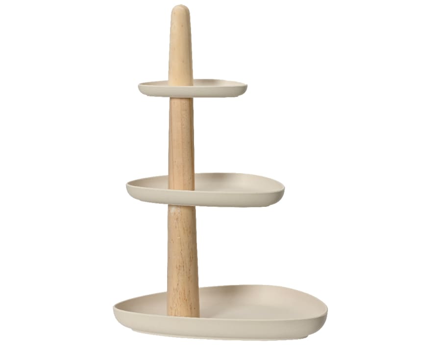 Bambo bakki 3ja hæða triangle 30cm. (4)