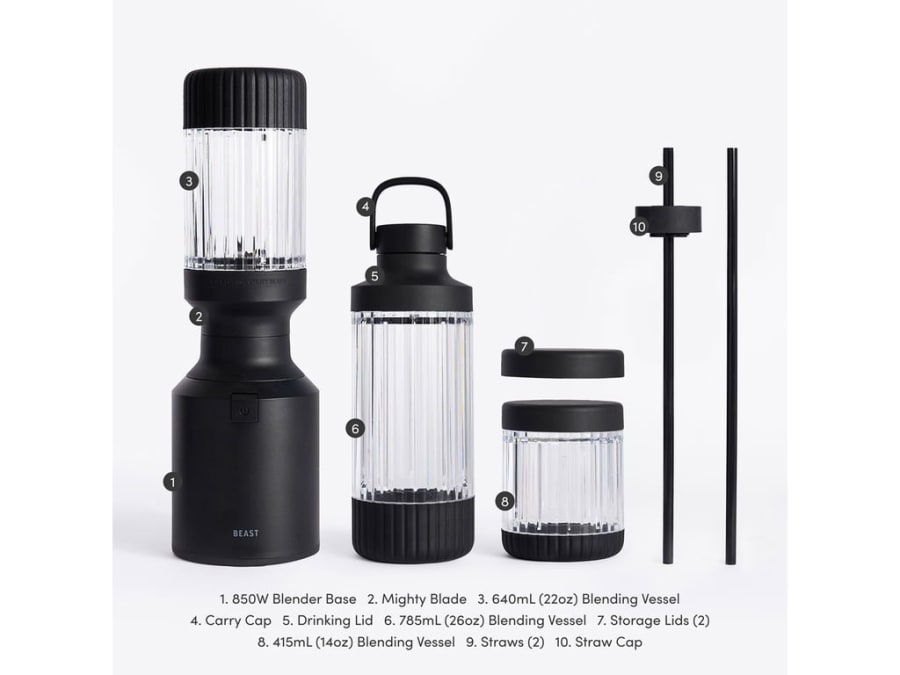 Beast blandari 850w Carbon black
