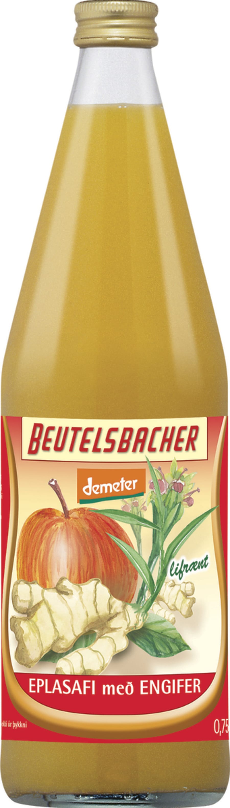Beutelsbacher Eplasafi með Engifer