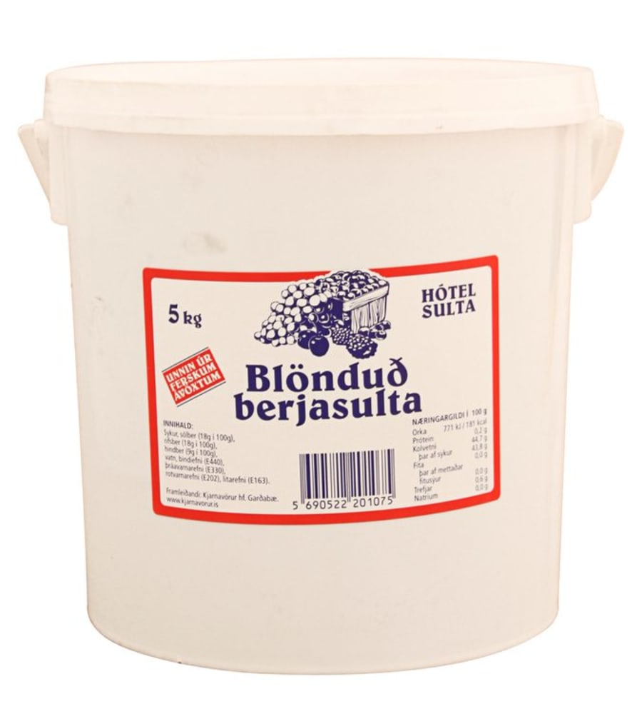 Blönduð berjasulta (drottningarsulta) 6kg/stk