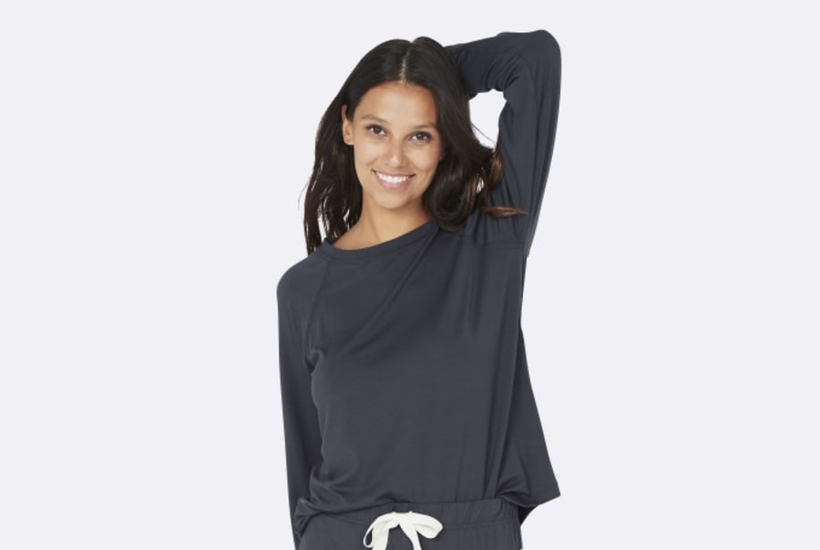 Boody Goodnight Raglan Sleep Top Storm str. XL
