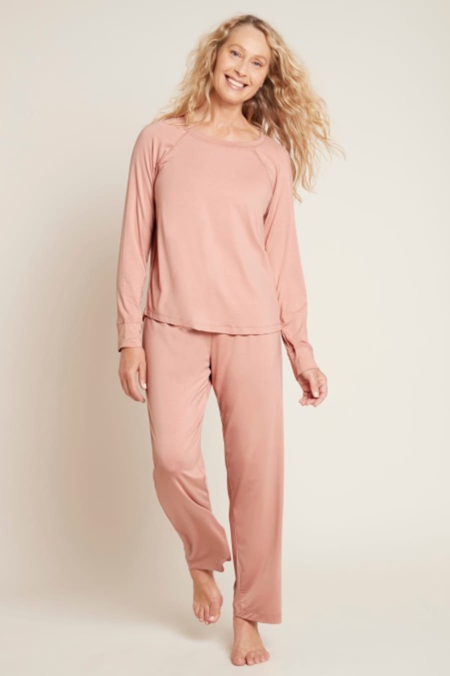Boody Goodnight Sleep Pants Dusty Pink S
