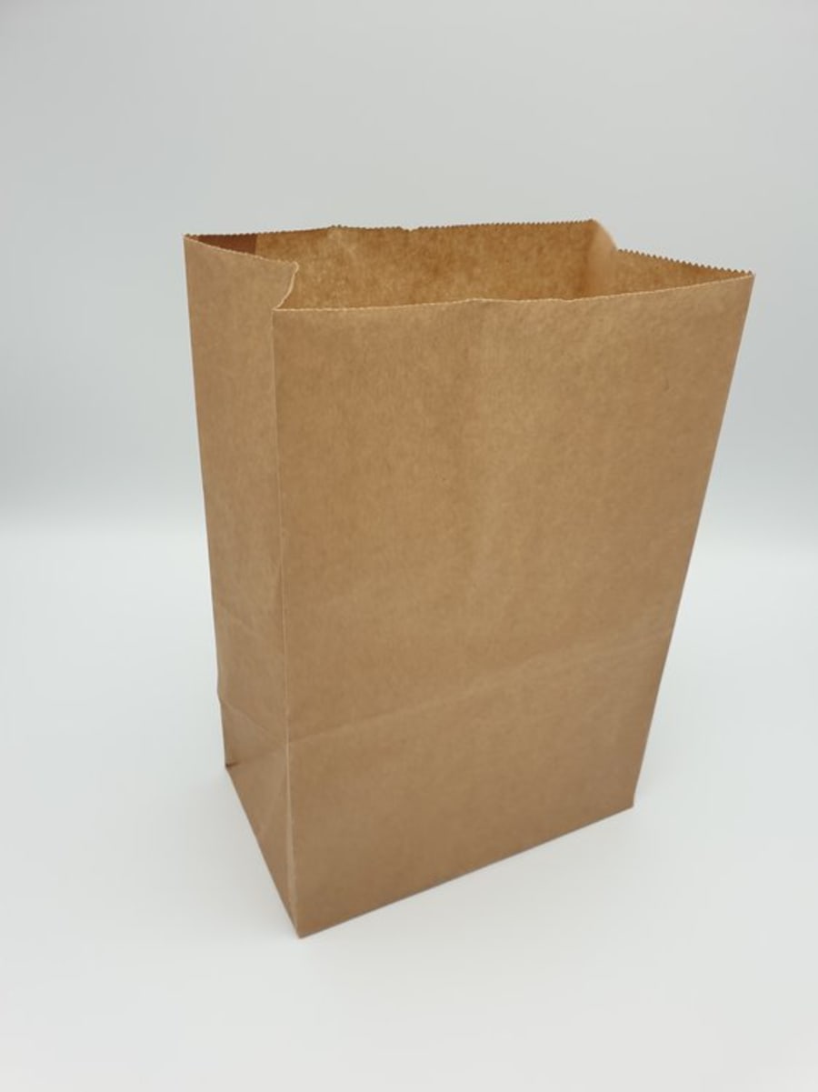 Bréfpokar m/botni brúnn no.6 18x11x26,5cm 500stk