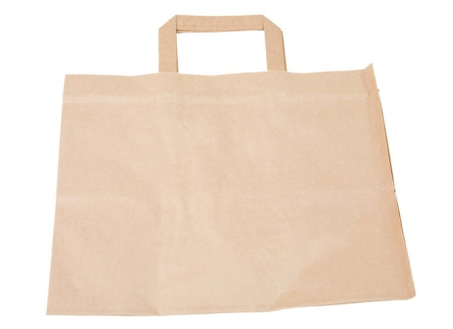 Bréfpokar með haldi miðstærð 31,7 x 21,8 x 24,5cm 250stk.