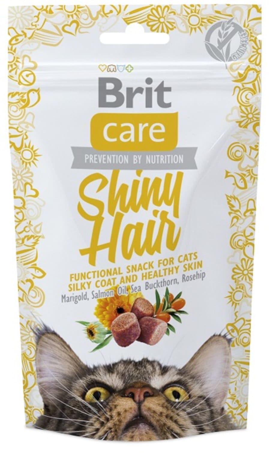 Brit Care Cat Snack Shiny Hair 50g