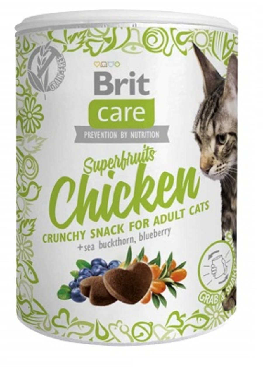 Brit Care Cat Snack Superfruits Chicken 100g