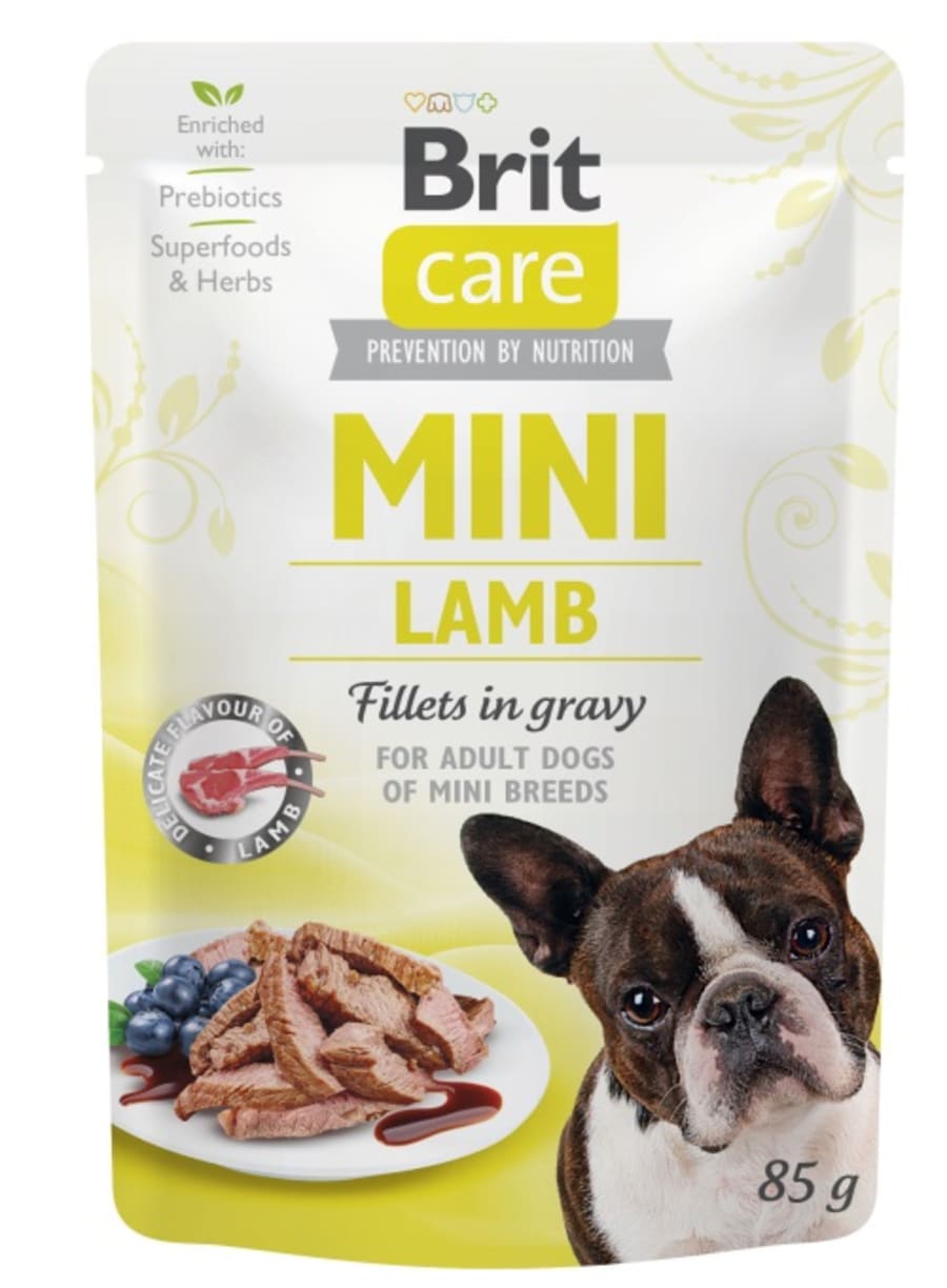 Brit Care Mini with Lamb fillets in gravy 85g