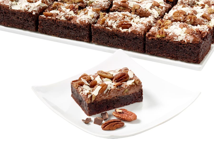 Brownies kaka m/pekanhnetum 16 bitar x 63g 1kg Erlenb