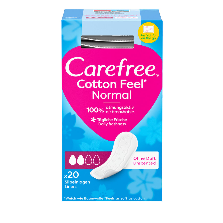 Carefree CottonFeel Unscented 12x20stk