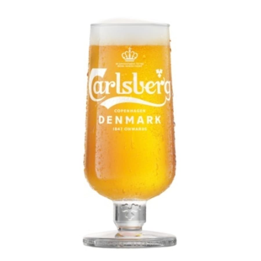 Carlsberg glerglös á fæti