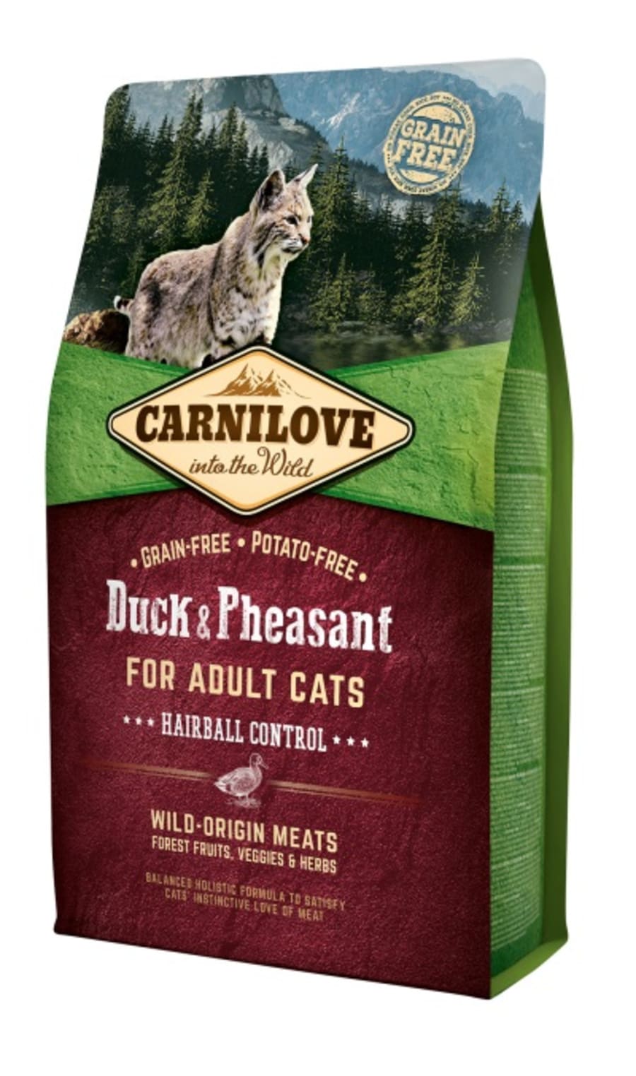Carnilove Cat Duck & Pheasant Hairball 2kg