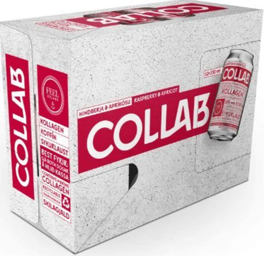 Collab 12x330 ml hindberja/apríkósa