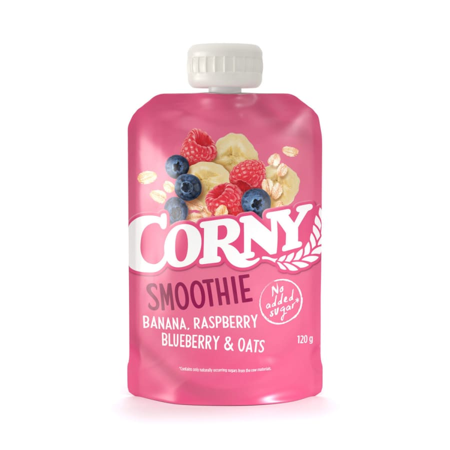 Corny Smoothie Bananar/Hindber/Bláber/Hafrar