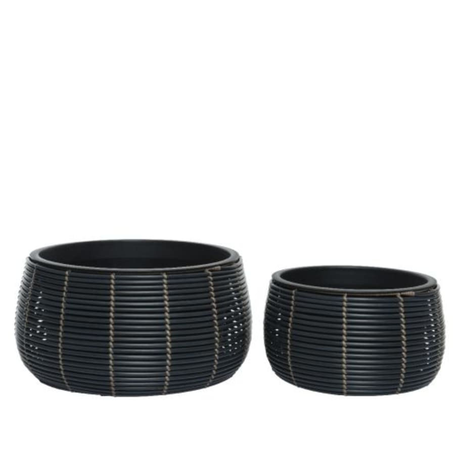 Decoris-Pottasett Jolie rattan 24/20cm.(