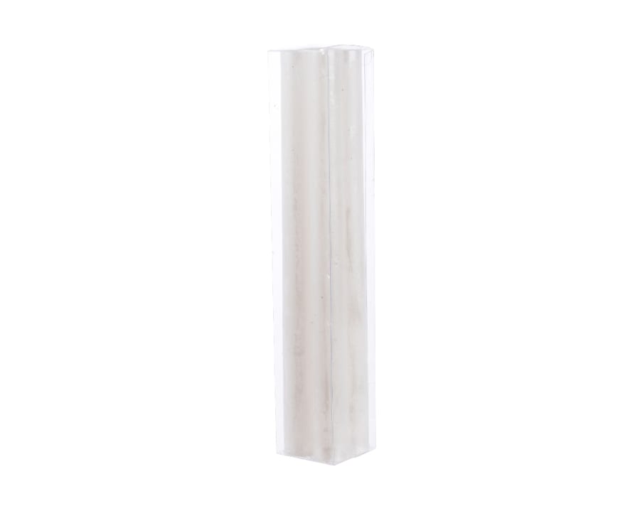 Dinnerkerti Metal 4pk.hvít 25cm(12)
