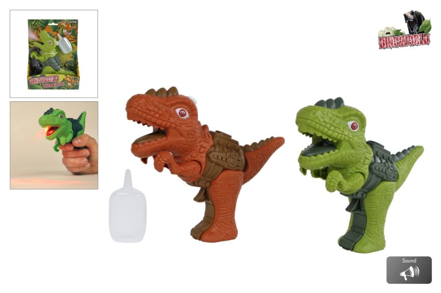 Dinosaur m/reyk &hljóði 17cm. 2-teg (12)