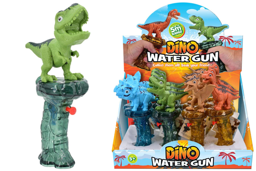 Dinosaur Vatnsbyssa 4-teg. 21cm.Displ-12
