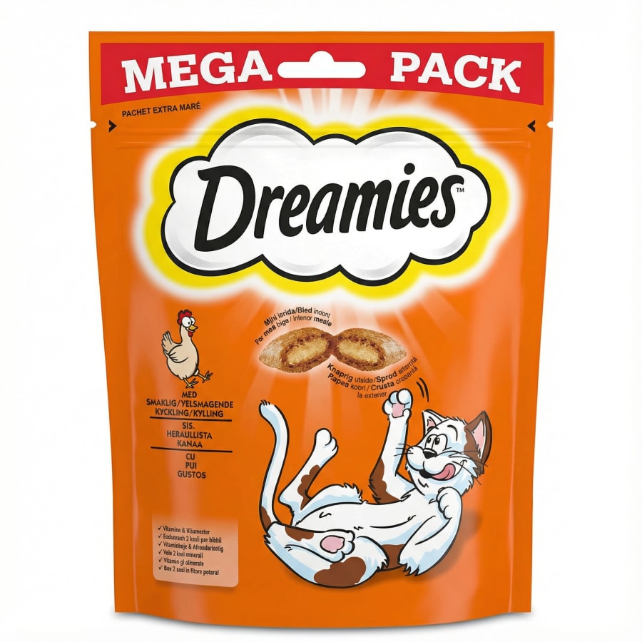 Dreamies kattanammi með kjúklingi Megapakki 180 g