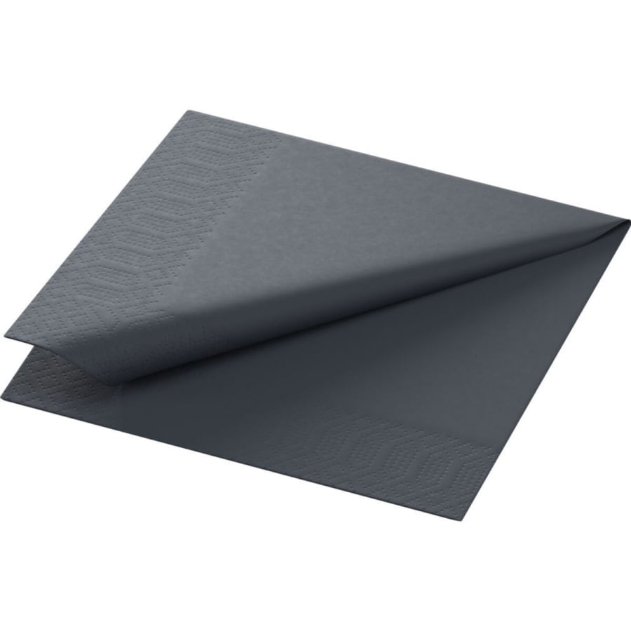 Duni CA serv. 2-laga svartar 24 cm