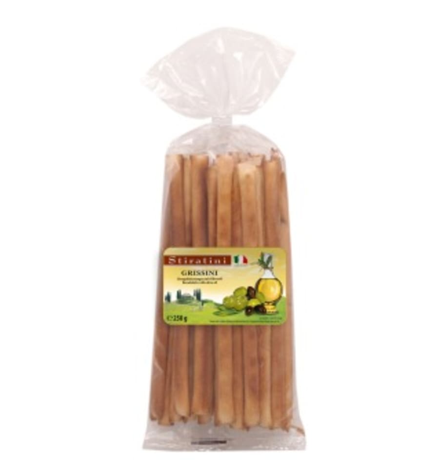 Grissini brauðstangir með ólífuolíu 250 g